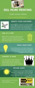 social media for printing infographic