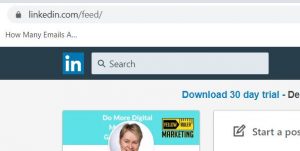 LinkedIn Search bar