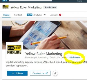 how to see who is following your LinkedIn Company page